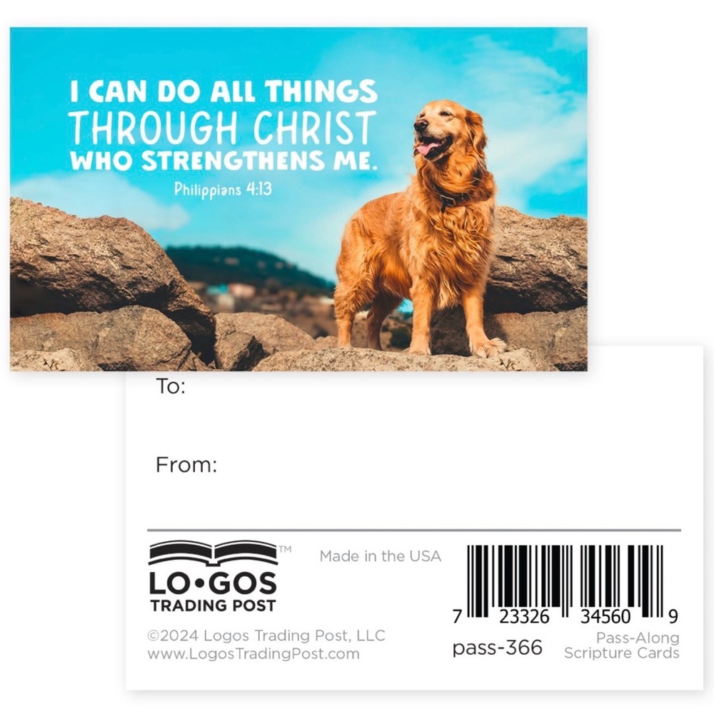 Inspirational Scripture Card